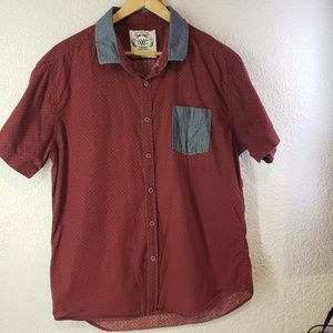 Sunday Work Clothes SXC Burgundy button down